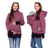 Winter Mommy Kangaroo Hoodie Cotton Baby Carrier