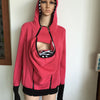 Winter Mommy Kangaroo Hoodie Cotton Baby Carrier