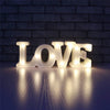 3D Love Heart LED Letter Lamps Indoor Decorative Sign Night Light Marquee Wedding Party Decor Gift Romantic 3D LED Night Lamp