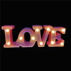 3D Love Heart LED Letter Lamps Indoor Decorative Sign Night Light Marquee Wedding Party Decor Gift Romantic 3D LED Night Lamp