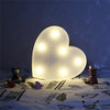 3D Love Heart LED Letter Lamps Indoor Decorative Sign Night Light Marquee Wedding Party Decor Gift Romantic 3D LED Night Lamp