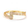 Uwin Baguette CZ Bracelets Mens Bangles