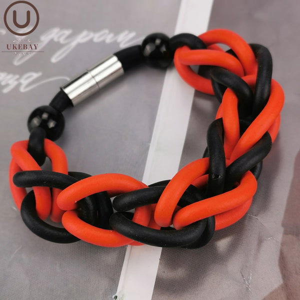 UKEBAY New Luxury Charm Bracelets Women Designer Gothic Bangles