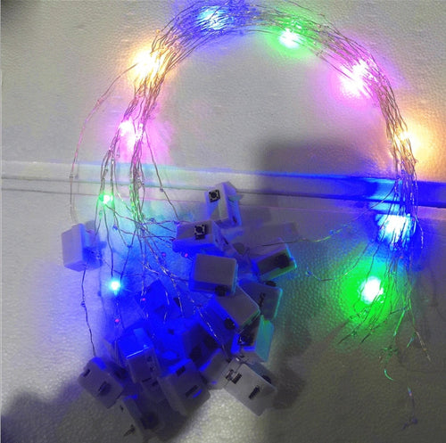 LED flashing lights colorful star lights holiday decoration