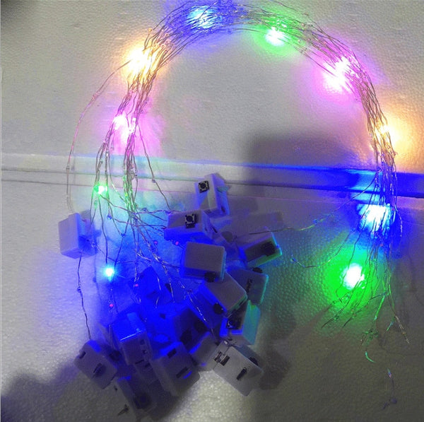 LED flashing lights colorful star lights holiday decoration