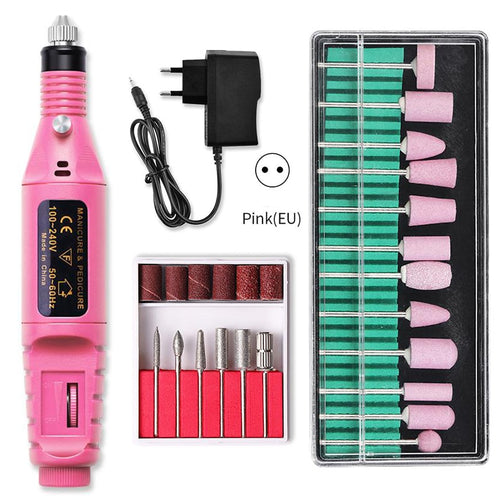 BORN PRETTY Professional Electric Nail Drill Machine Mancuring Nail Art Tool Kit