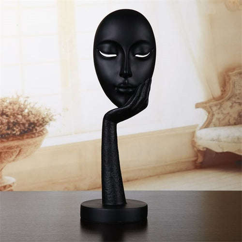 Abstract Figure Sculpture European Masked Man