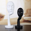 Abstract Figure Sculpture European Masked Man