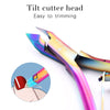BORN PRETTY Nail Cuticle Nipper Stainless Steel Rainbow Tweezer Clipper