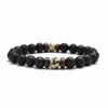 Volcanic Stone Tibetan Buddha Wrist Chain Women Men's Jewelry Gift Bracelets