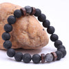 Volcanic Stone Tibetan Buddha Wrist Chain Women Men's Jewelry Gift Bracelets