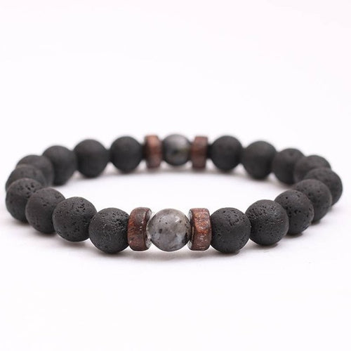 Volcanic Stone Tibetan Buddha Wrist Chain Women Men's Jewelry Gift Bracelets