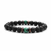Volcanic Stone Tibetan Buddha Wrist Chain Women Men's Jewelry Gift Bracelets