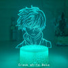 Anime My Hero Academia Shoto Todoroki Face Design Led Night Light Lamp