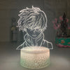 Anime My Hero Academia Shoto Todoroki Face Design Led Night Light Lamp