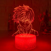 Anime My Hero Academia Shoto Todoroki Face Design Led Night Light Lamp