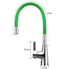 XOXO 360 New Arrival 7-color Silica Gel Nose Kitchen Faucet