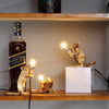 Nordic Resin Animal Rat Mouse Table Lamp Small Mini Mouse Cute LED Night
