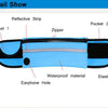 Outdoor Running Waist Bag Waterproof Mobile Phone Holder