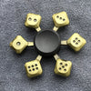 Bronze Poker Finger Spinner Thor Hammer Alloy Metal Hand Tri Spinner