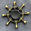 Bronze Poker Finger Spinner Thor Hammer Alloy Metal Hand Tri Spinner