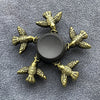 Bronze Poker Finger Spinner Thor Hammer Alloy Metal Hand Tri Spinner