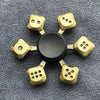 Bronze Poker Finger Spinner Thor Hammer Alloy Metal Hand Tri Spinner