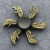 Bronze Poker Finger Spinner Thor Hammer Alloy Metal Hand Tri Spinner