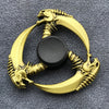 Bronze Poker Finger Spinner Thor Hammer Alloy Metal Hand Tri Spinner