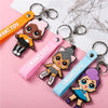 LOL Surprise Dolls Cartoon PVC Soft Keychain