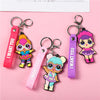 LOL Surprise Dolls Cartoon PVC Soft Keychain