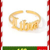 Minimalist Circle Rings Fashion Jewelry Adjustable Stainless Steel