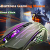 FORKA Silent Click USB Wired Gaming Mouse 6 Buttons