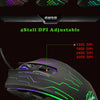 FORKA Silent Click USB Wired Gaming Mouse 6 Buttons
