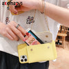 Wallet Phone Bag Case with Wrist Chain