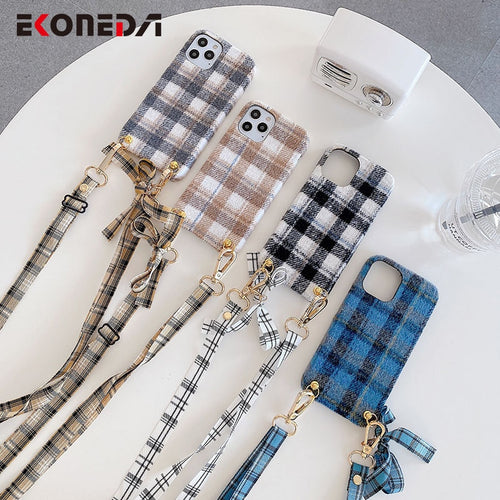 EKONEDA Neck Shoulder Crossbody Strap Case