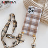 EKONEDA Neck Shoulder Crossbody Strap Case