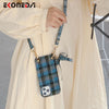 EKONEDA Neck Shoulder Crossbody Strap Case