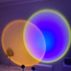 2021 USB Button Rainbow Sunset Projector Atmosphere Led Night Light