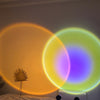 2021 USB Button Rainbow Sunset Projector Atmosphere Led Night Light