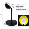 2021 USB Button Rainbow Sunset Projector Atmosphere Led Night Light