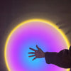 2021 USB Button Rainbow Sunset Projector Atmosphere Led Night Light