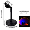 2021 USB Button Rainbow Sunset Projector Atmosphere Led Night Light