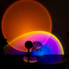 2021 USB Button Rainbow Sunset Projector Atmosphere Led Night Light
