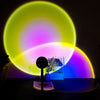 2021 USB Button Rainbow Sunset Projector Atmosphere Led Night Light