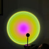 2021 USB Button Rainbow Sunset Projector Atmosphere Led Night Light