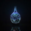 7 Color Light 3D Glass Vase Aromatherapy Essential Oil Aroma Diffuser