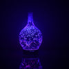 7 Color Light 3D Glass Vase Aromatherapy Essential Oil Aroma Diffuser