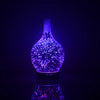 7 Color Light 3D Glass Vase Aromatherapy Essential Oil Aroma Diffuser