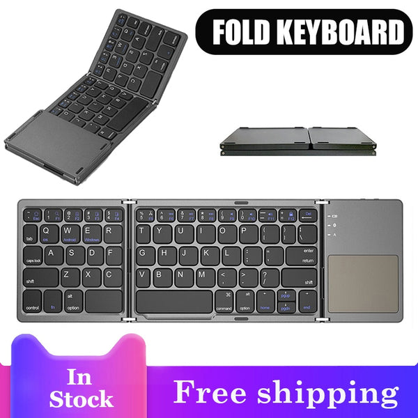 Wireless Foldable IPad Bluetooth Keyboard